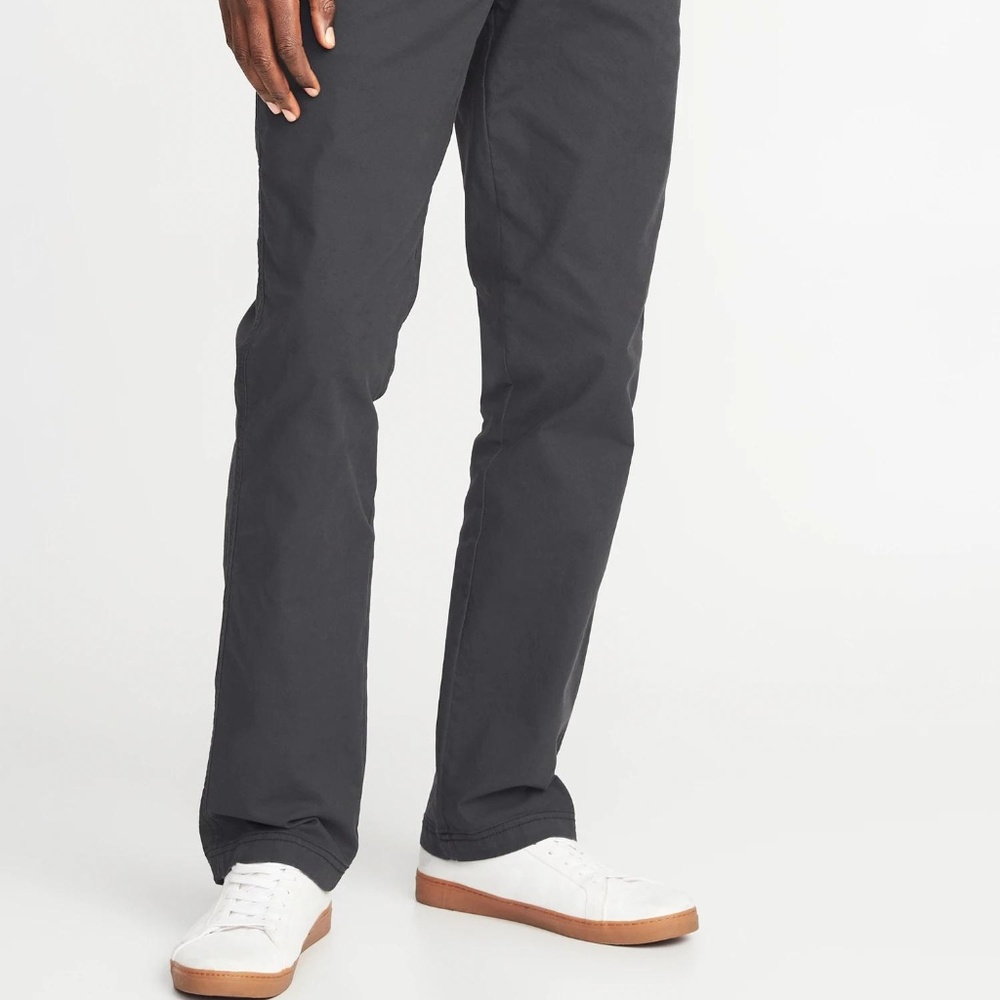 OLD NAVY STRAIGHT BROKEN-IN KHAKIS FOR MEN - Picture 2 of 2